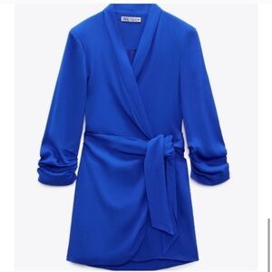 Zara Wrap Blazer Dress